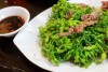 thịt bò xào bông thiên lý