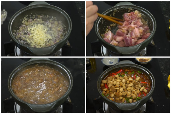 Thịt kho mắm ruốc