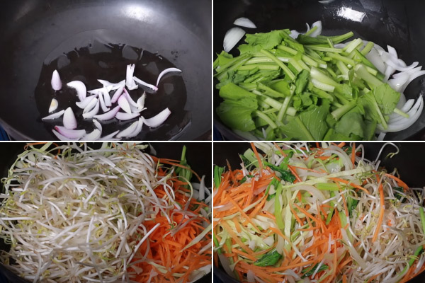 Bún Xào Chay