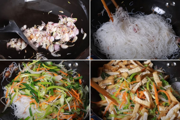 Bún Xào Chay