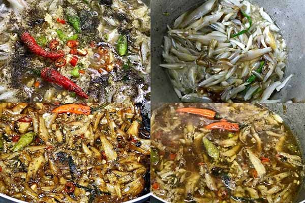 Cá cơm kho tiêu