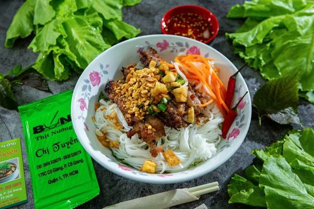 Bún thịt nướng Sài Gòn
